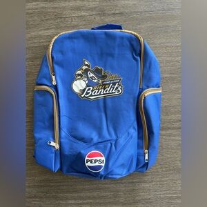 Quad City River Bandits Pepsi Blue Backpack New in bag